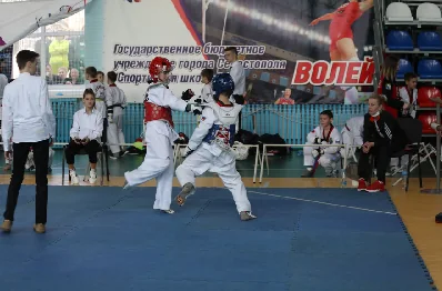 Награждение спортсменов клуба Грандмастер на Чемпионате и Первенстве Севастополя по тхэквондо ВТФ 2021